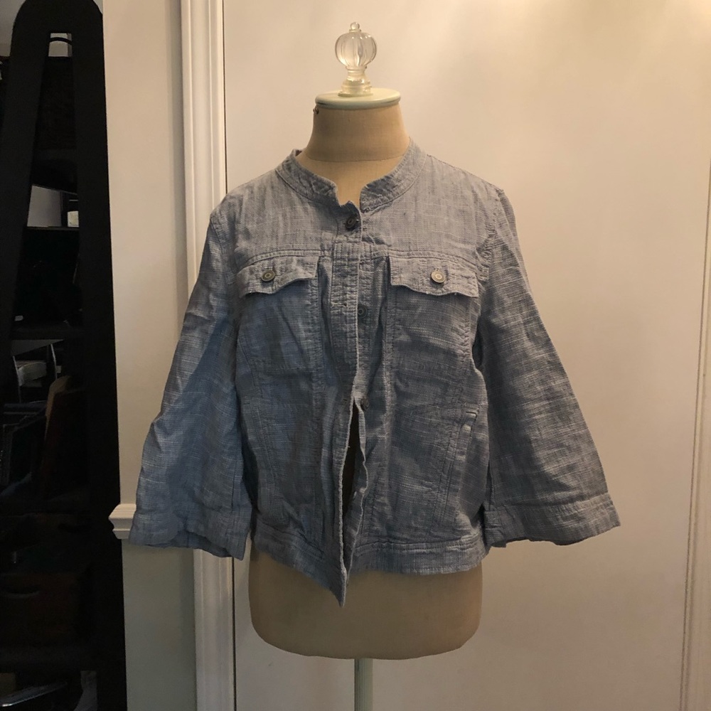 LOFT Linen ¾ Sleeve Jacket